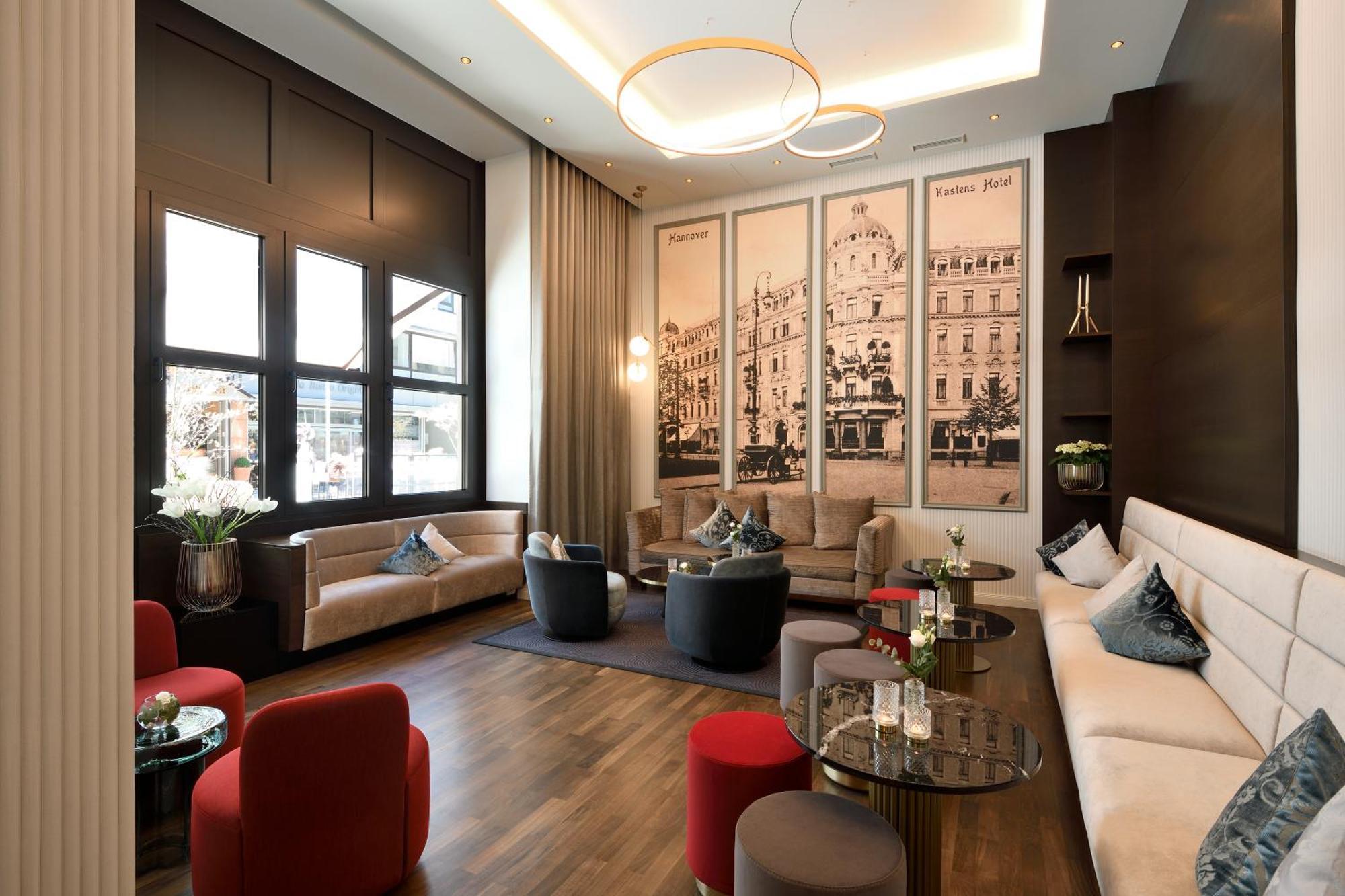 Kastens Hotel Luisenhof Hannover Kültér fotó The lounge at the hotel